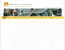 Tablet Screenshot of breezyhillnursery.com